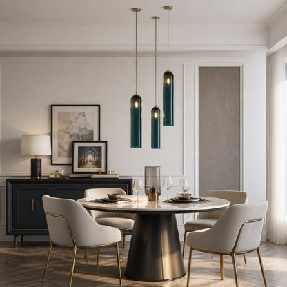 Kimaya Benedict Tube Glass Pendant Lamp