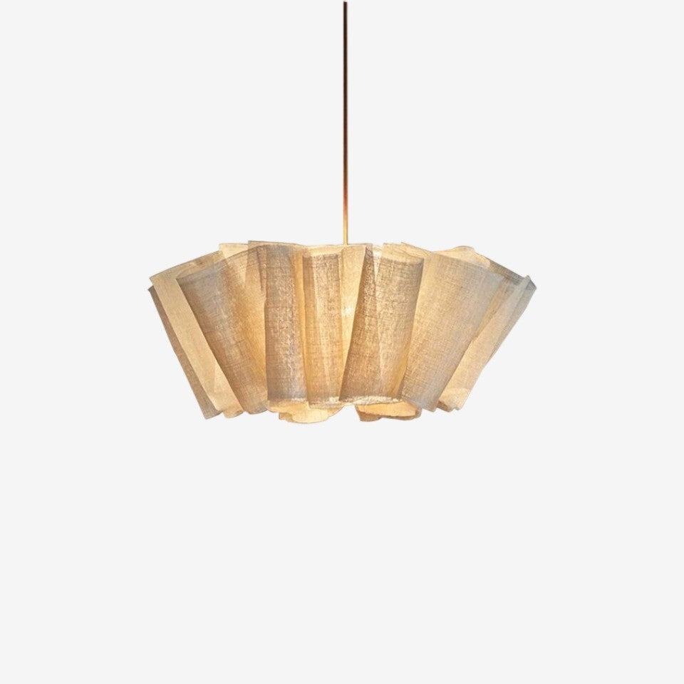 Jonas Modern Pleated Fabric Pendant Light