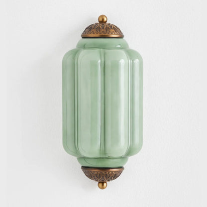 Vintage Elegant Milk Glass Eloise Wall Sconce - Retro Accent Lighting for Bathroom\Bedroom\Hallway