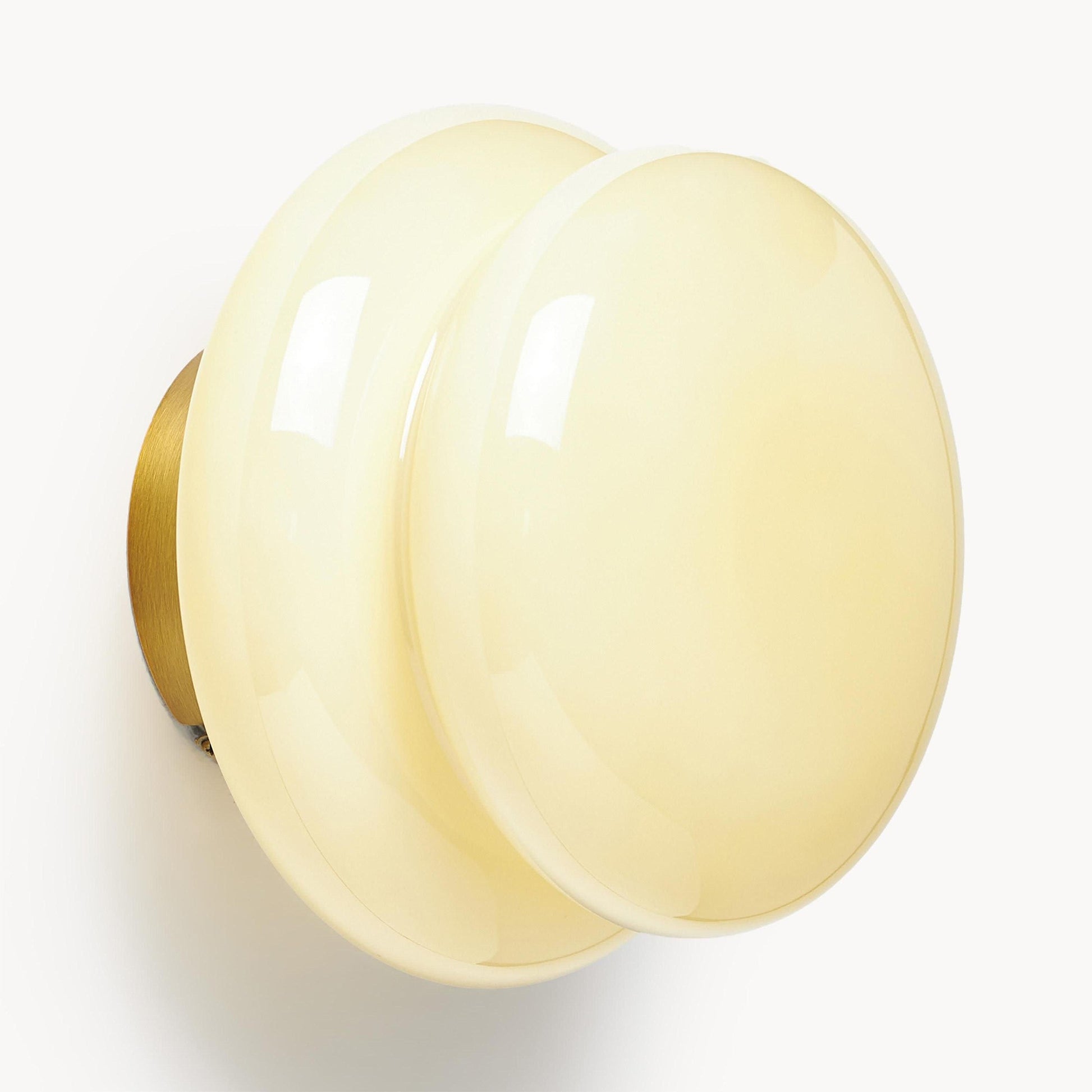 Josie Cream Bauhaus Opal Glass Wall Light