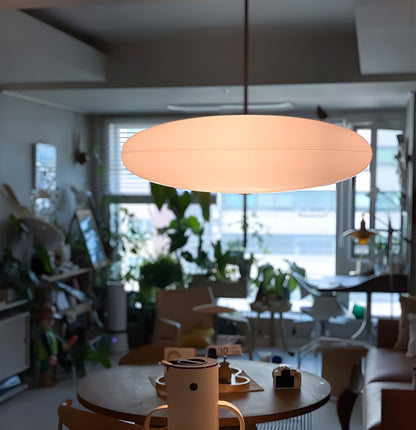 Korbin Acrylic White Flying Saucer Pendant Light