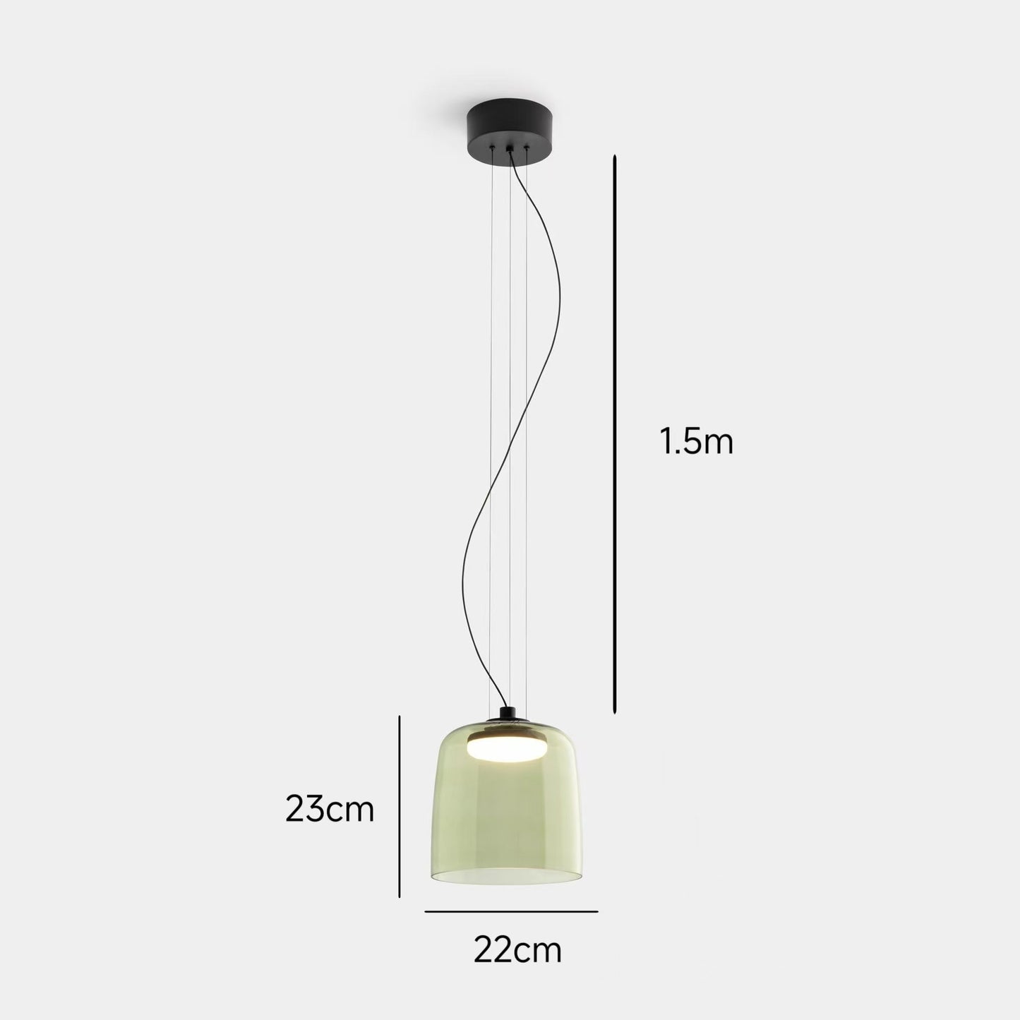 Zaire Bowl Shaped Layer Stained Glass Pendant Light