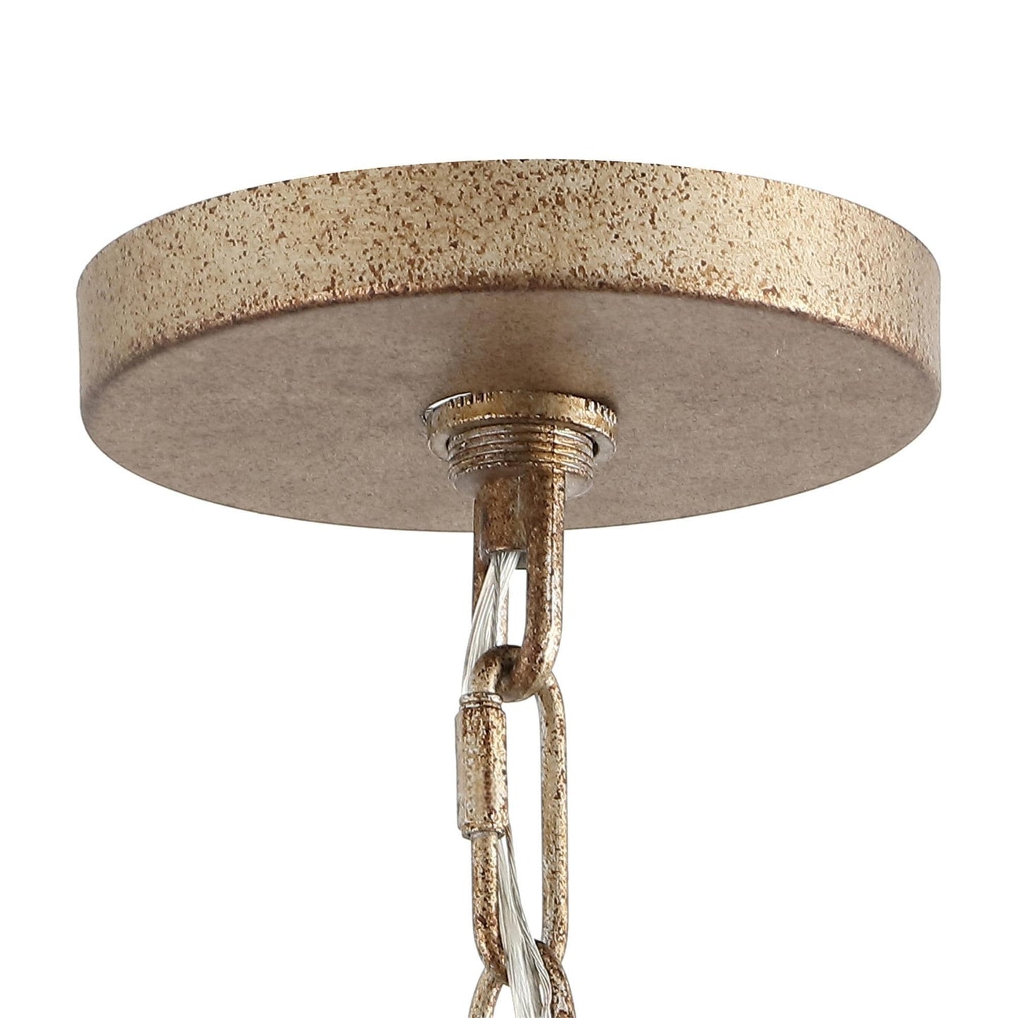 Bradley Industrial Distressed Metal Drum Shade Chandelier