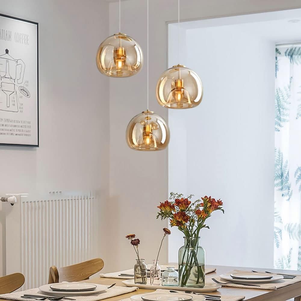 Priya Farmhouse Glass Kitchen Ceiling/Pendant Lighting