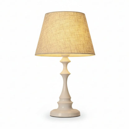 Issac Classic Linen Empire Iron Body Table Lamp