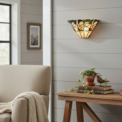 Aelorin Tiffany Stained Glass Wall Sconce
