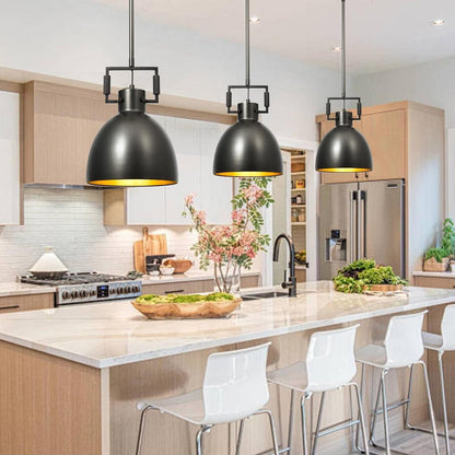 Hazel Industrial Style Metal Shade Pendant Light