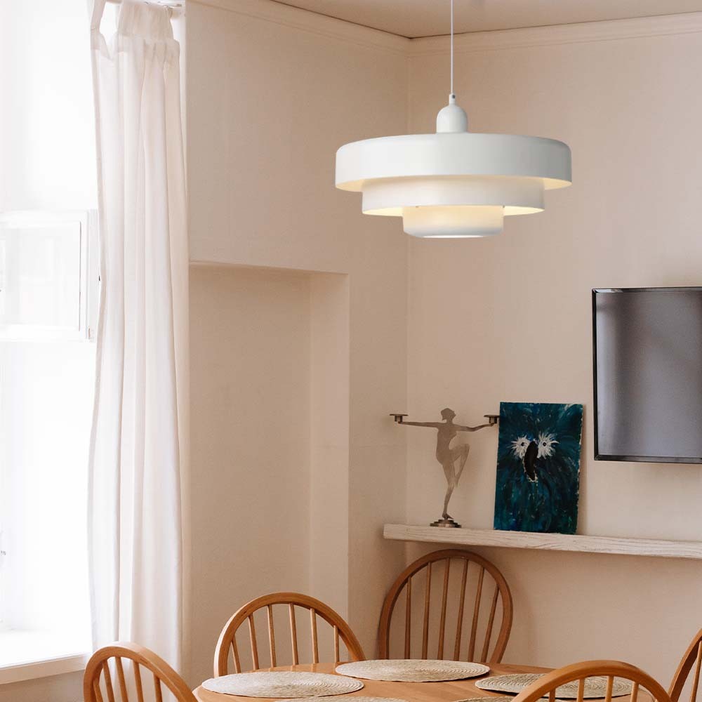 Modern Scandinavian Multi‑Layer Colorful Pendant Light