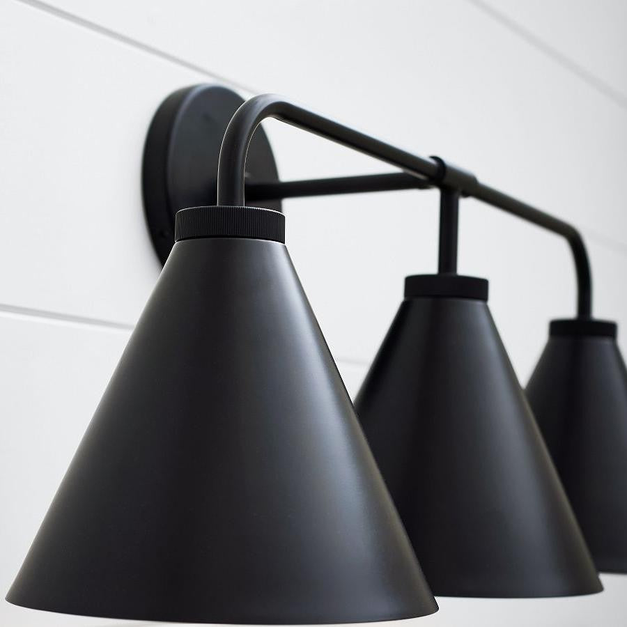 Kaelen Retro Cooper Cone Sconce Light