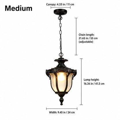 Malcolm Farmhouse Outdoor Porch Lantern Pendant Light