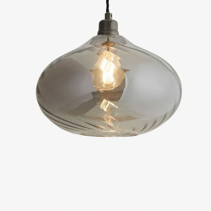 Lunaris Modern Globe Glass Pendant Light
