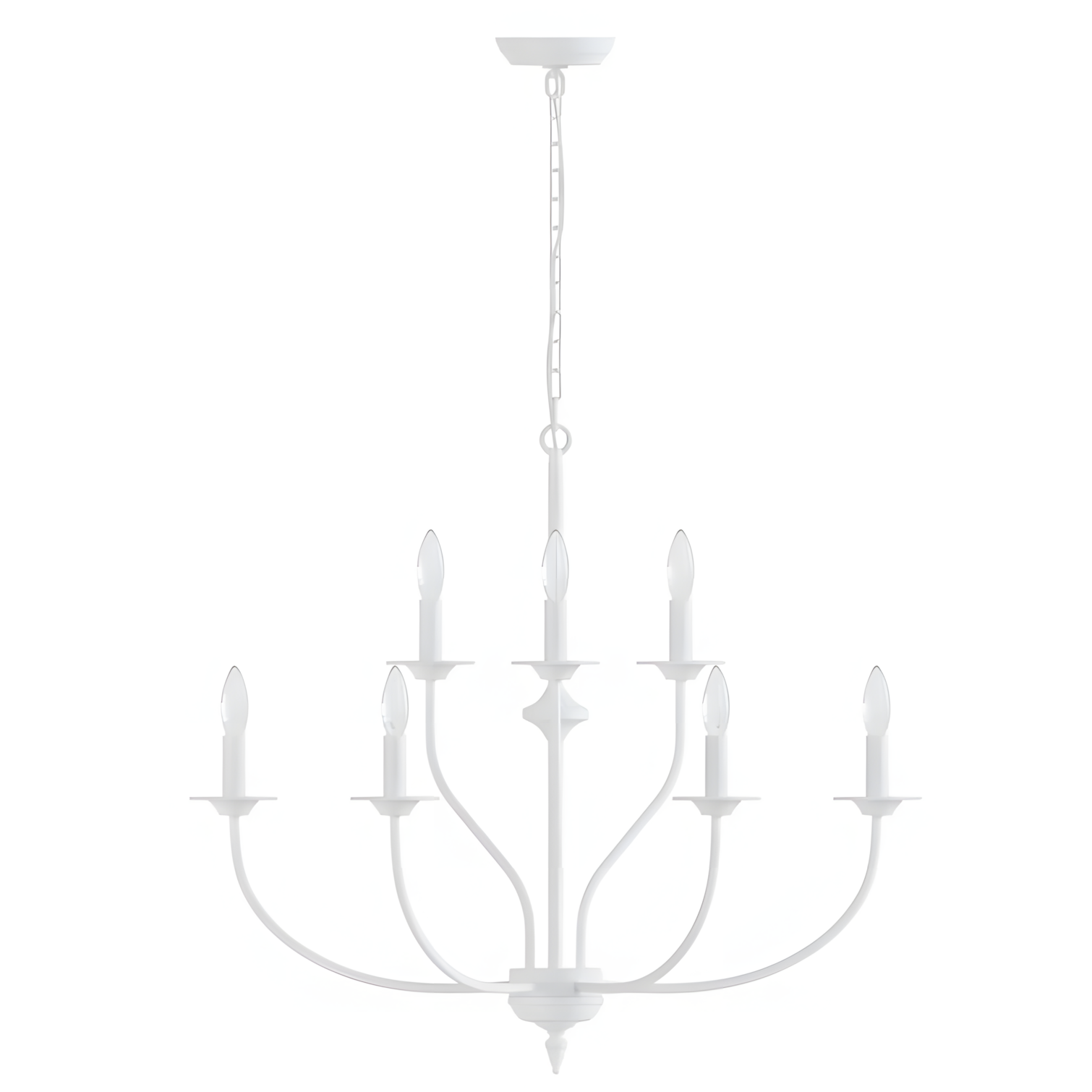 Caelestis Farmhouse 9 Light Metal Chandelier