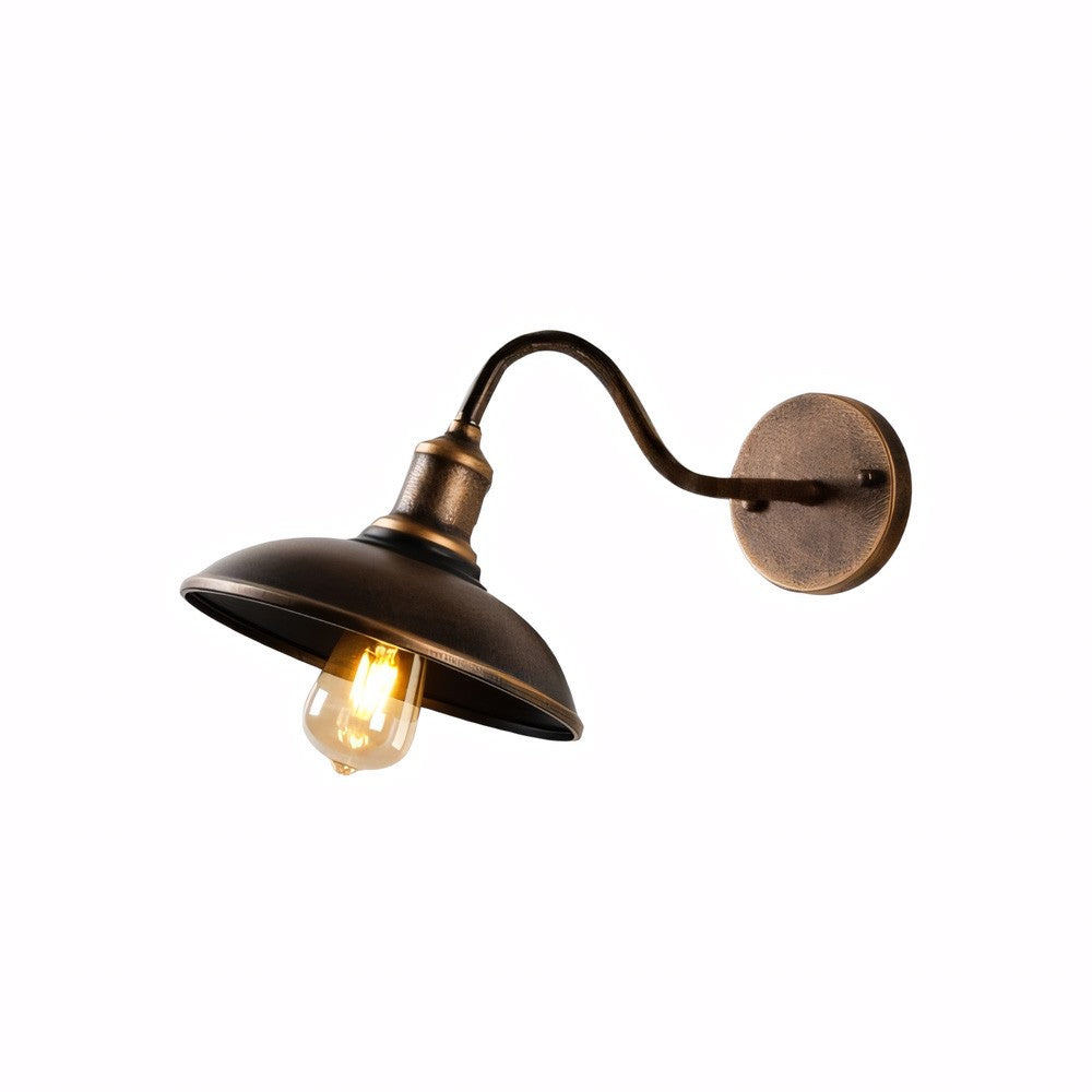 Arion Vintage Gooseneck Outdoor Wall Mounted Light