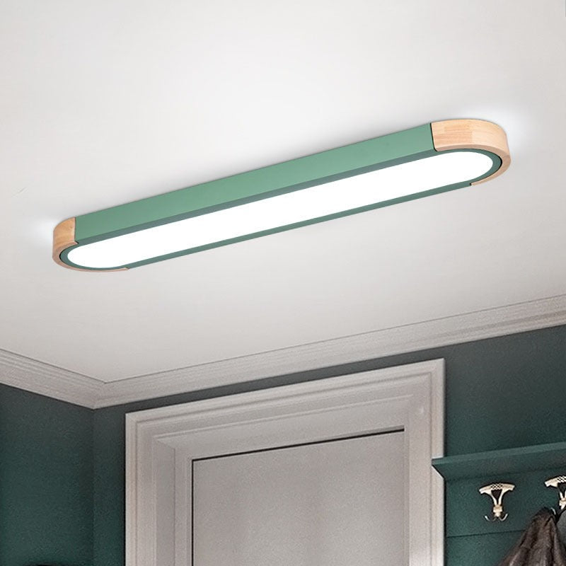 Carson Nordic Minimalist Led Rectangle Ceiling Light