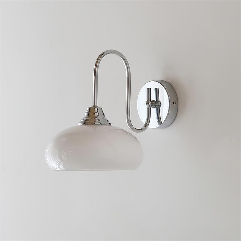 Ylvaen Bauhaus 1 Light Milk Glass Sconce