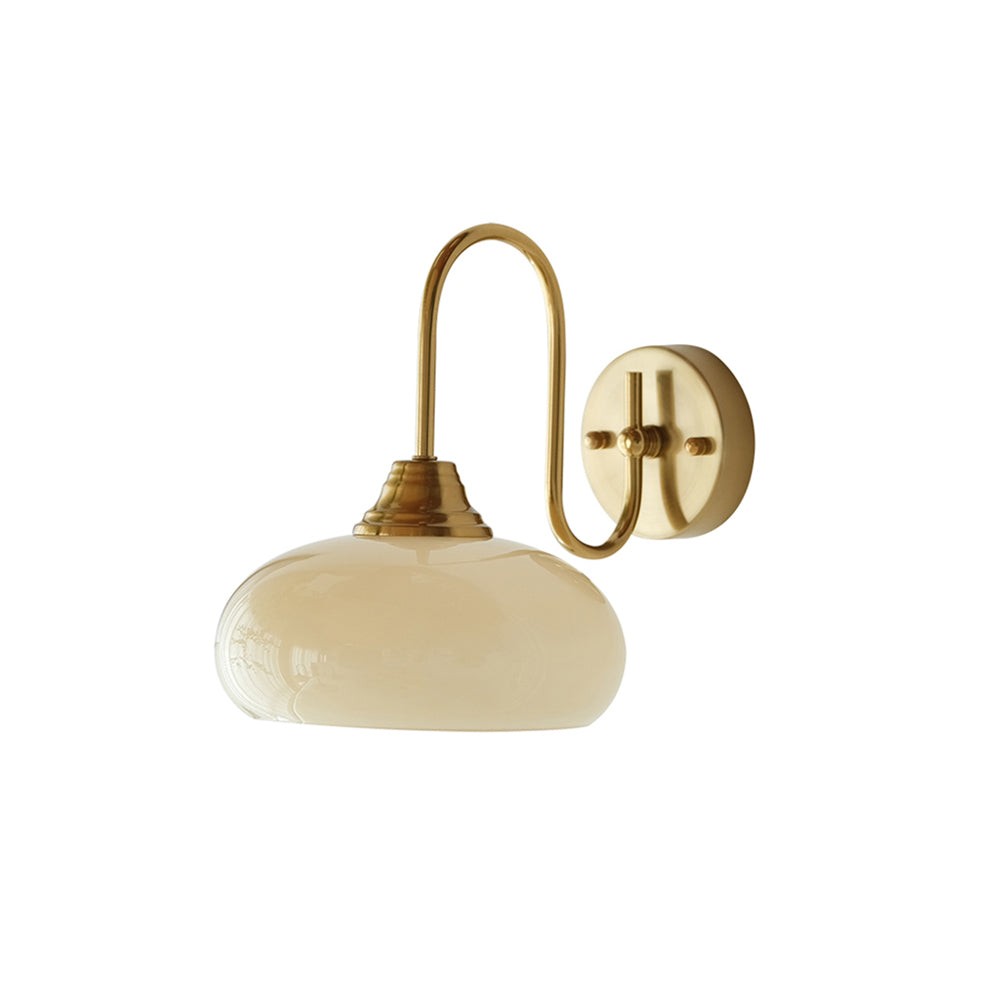 Ylvaen Bauhaus 1 Light Milk Glass Sconce
