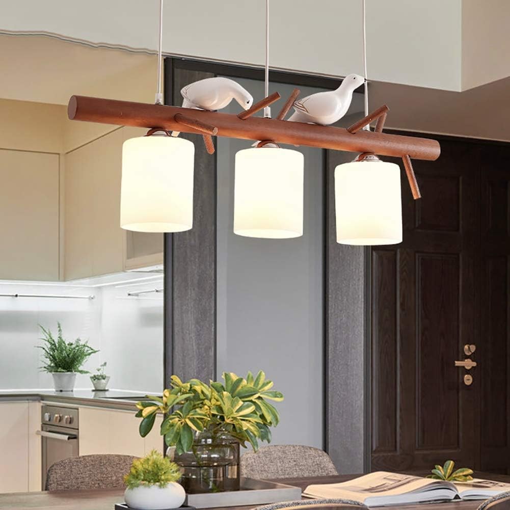 Bird Wooden Chandelier