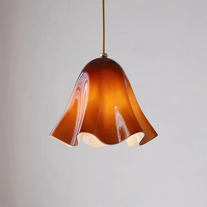 Hadrian Vintage Glass Flower Fazzo Pendant