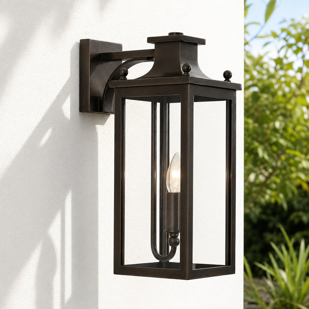 Harlan Industrial Metal Outdoor Wall Sconce