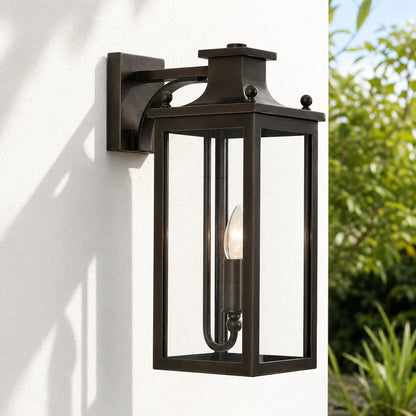 Harlan Industrial Metal Outdoor Wall Sconce