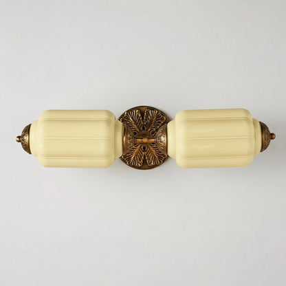 Hartnell Retro Colorful Art Deco Glass Eloise Wall Light