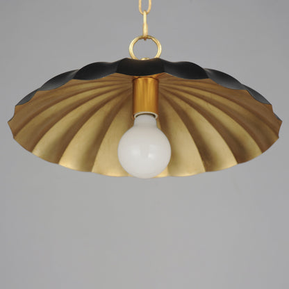 Velmara Farmhouse Metal Flower Pendant Light