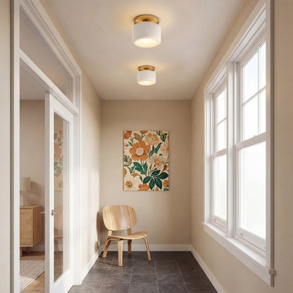 Aura Modern Porcelain Sconce