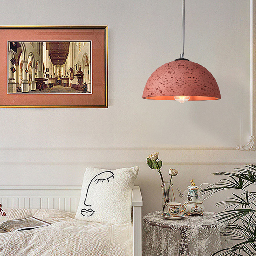 Luran Wabi Sabi Dome Stone Pendant Light