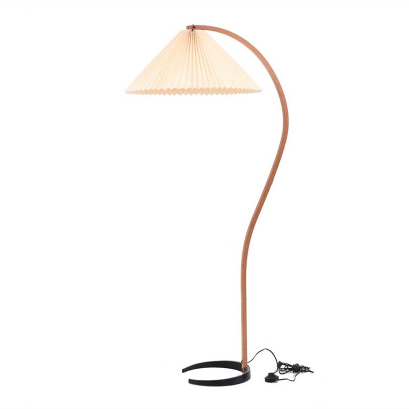 Anamika Vintage Mid Century Wooden Floor Lamp