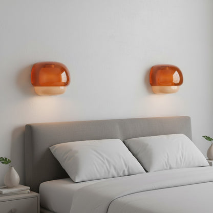 Norman Modern Colorful Layered Glass Wall Light