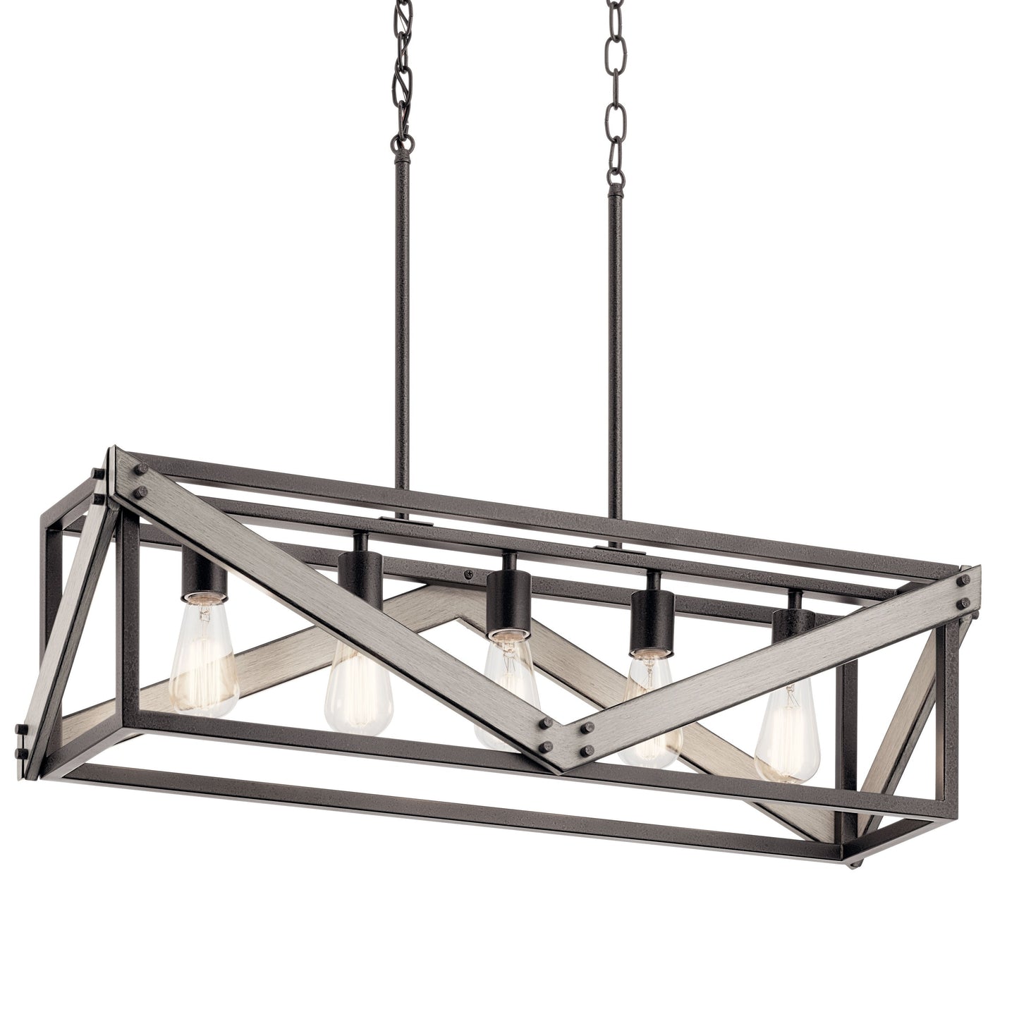 Karnor Vintage Cage Dry Rated Chandelier