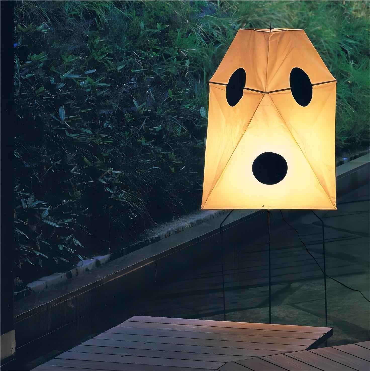 Kiran Minimalist Wabi-sabi Tripod Floor Lamp
