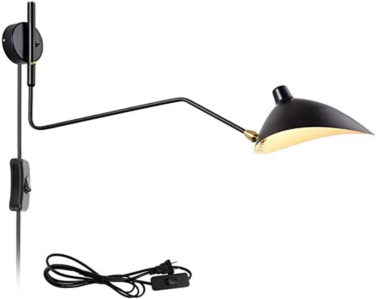 Radha Swing Arm Industrial Modern Wall Sconce