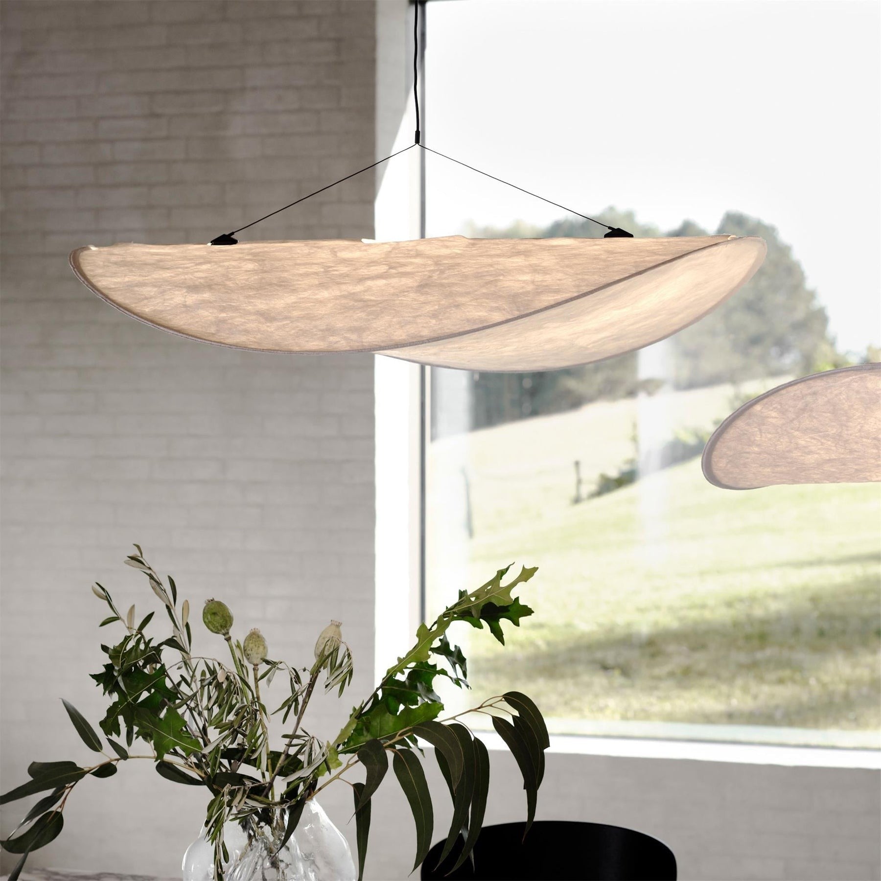 Hawkes Scandinavian Style Minimalist Fabric Pendant Light