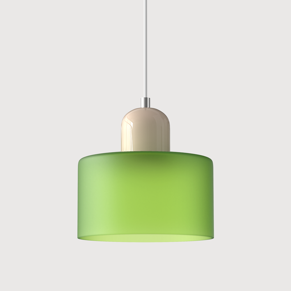 Colorful Creative Small Fresh Glass Shade Pendant Light