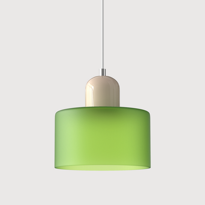 Colorful Creative Small Fresh Glass Shade Pendant Light