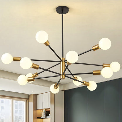 Drayven Modern Tiered Sputnik Metal Chandelier