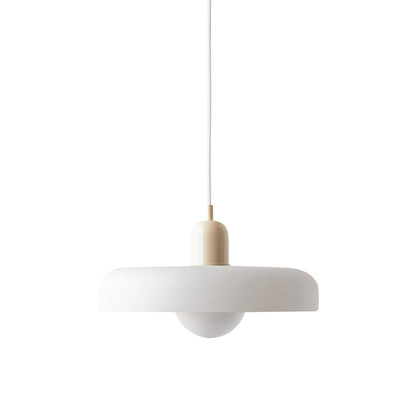 Xanadu Bauhaus Stained Glass Disc Pendant Light
