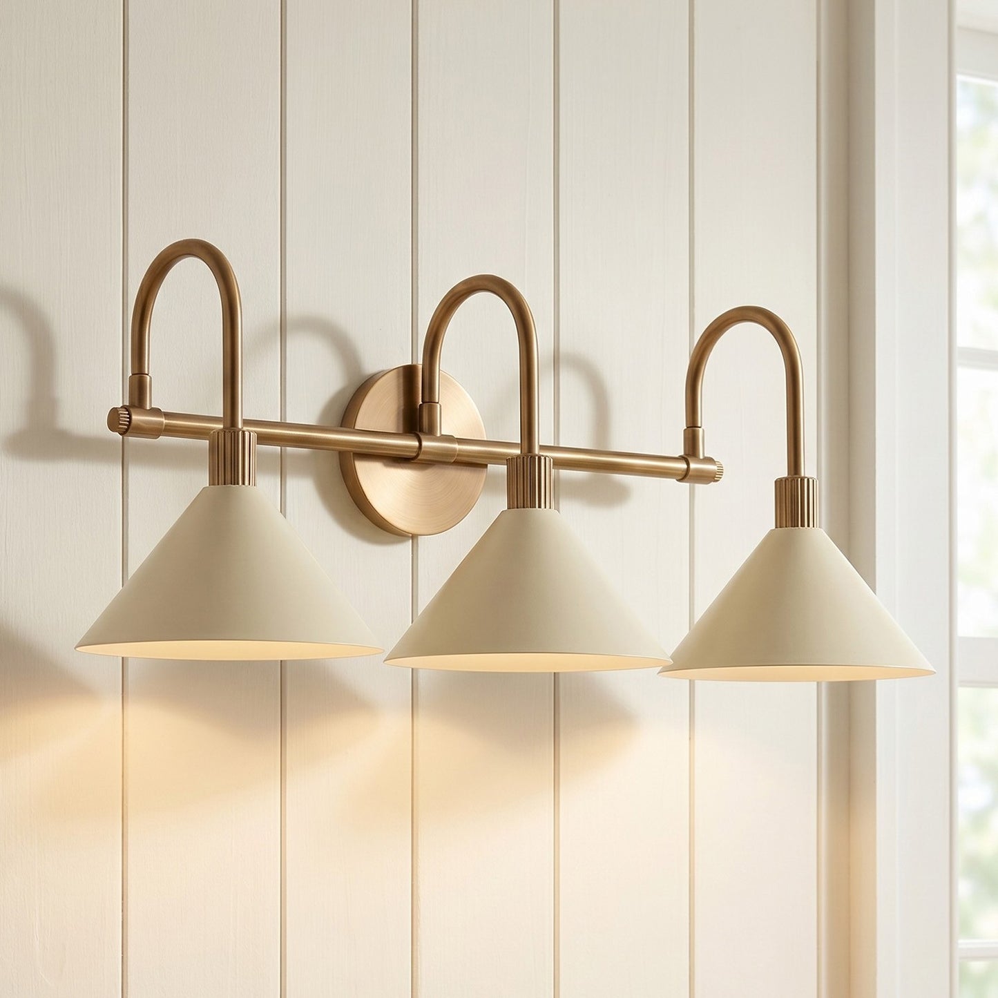 Chavis Rustic Metal Sand Cone Wall Light