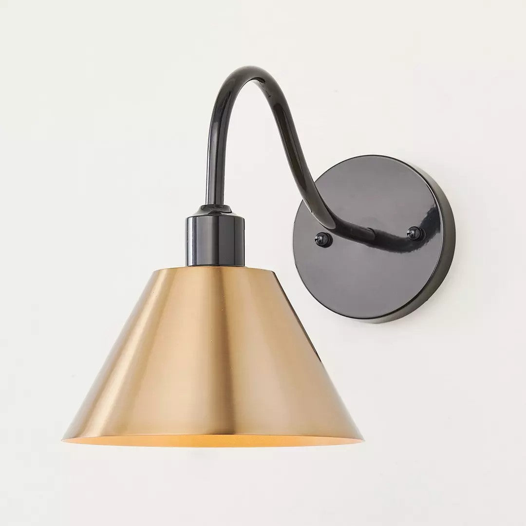 Ferm Minimalist Industrial Tapered Sconce