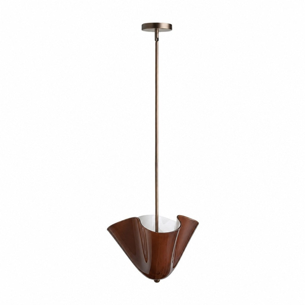 Franklin Modern Shell Glass Fazzo Pendant Light