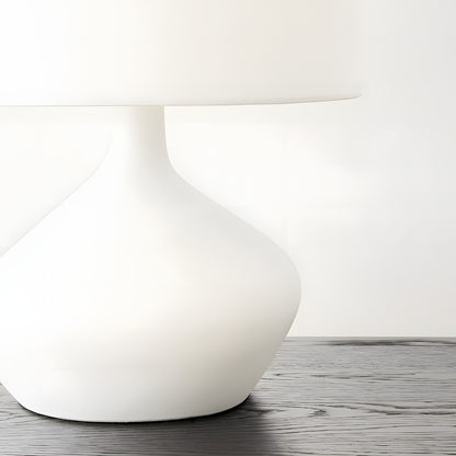 Daphne Vintage Ceramic Linen Shade Table Lamp
