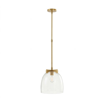 Titus Minimalist Transparent Glass Pendant Light