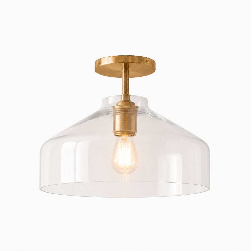 Drilon Nordic Morandi Metal Flush Mount Ceiling Light