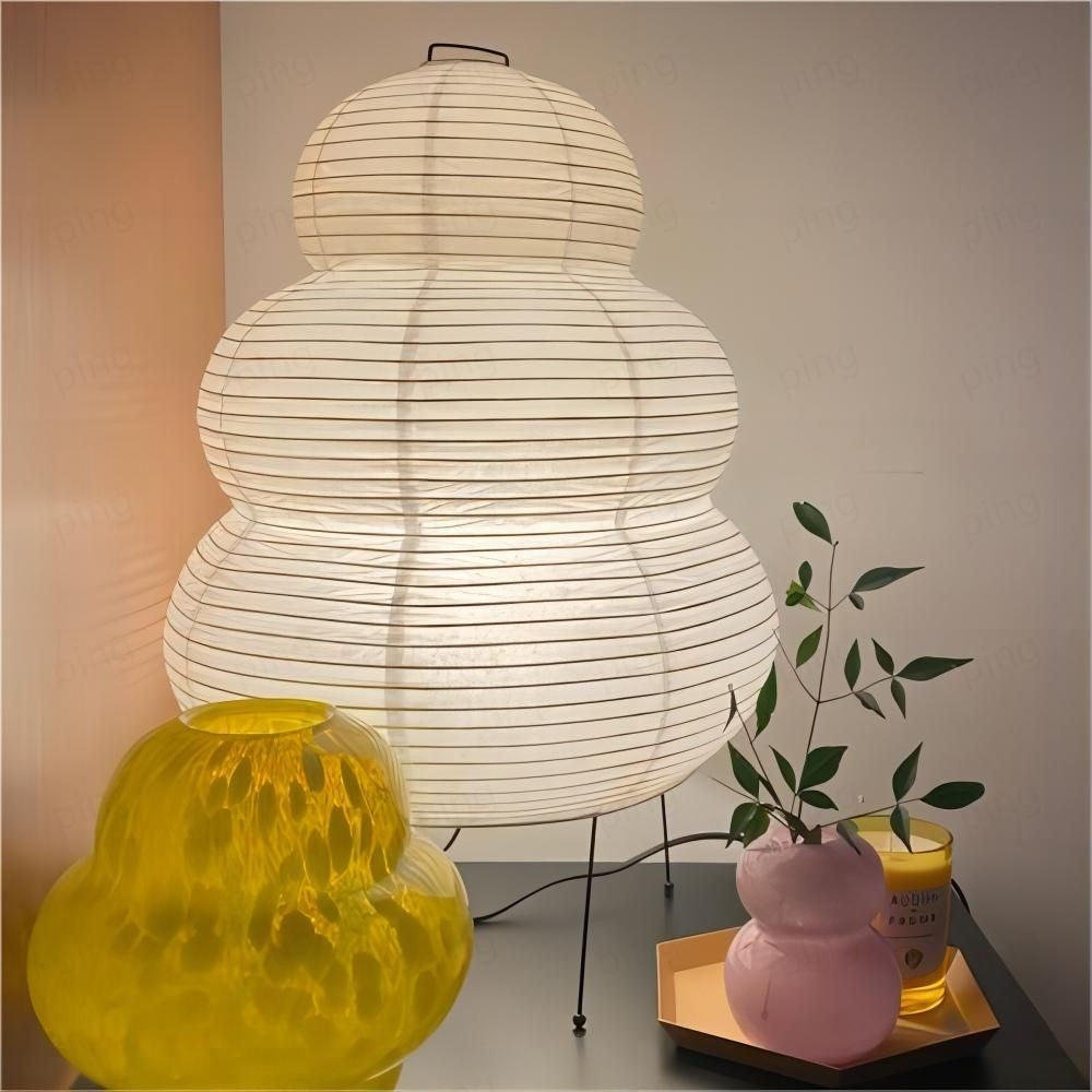 Asmi Miguel Japanese Paper Lantern Table Lamp