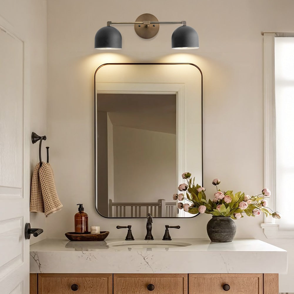 Astair Nordic Metal Deep Ball Vanity Wall Sconce