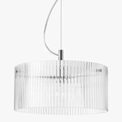 Erisen Farmhouse Ribbed Glass Pendant Light