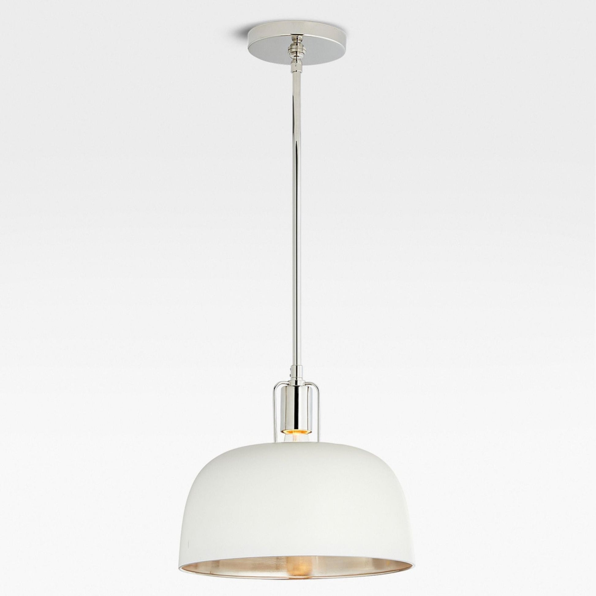 Frey Mid Century Metal Dome Pendant Light