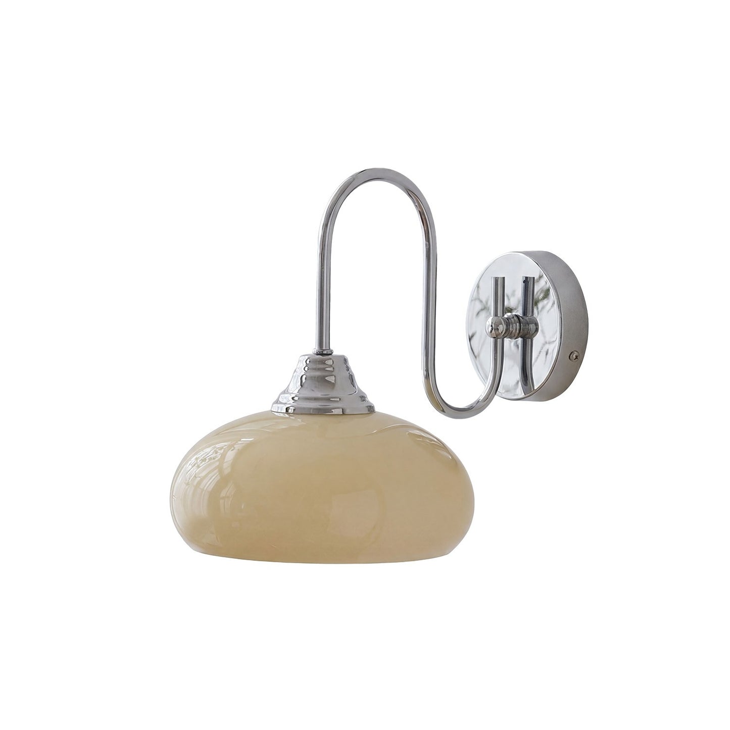 Ylvaen Bauhaus 1 Light Milk Glass Sconce