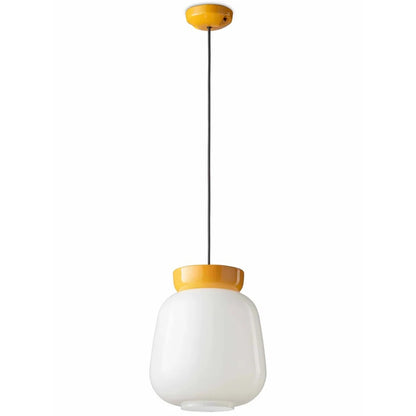 Smith Modern Nordic Bauhaus Macarons Bowl Shade Ceramic Pendant Light